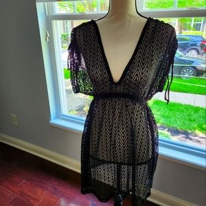 Black Bathing Suit Coverup